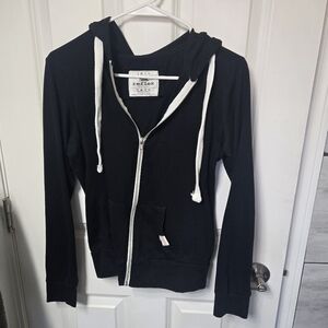 Reflex Black Zip Up Hoodie